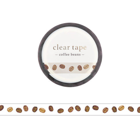 Mind Wave / Shiny Slim Clear Tape - Coffee Beans