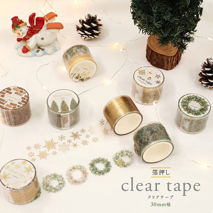 Shiny Clear Tape - Wreath