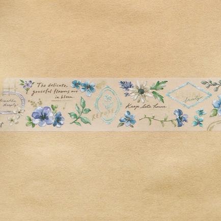 Mind Wave / Shiny Clear Tape - Botanical