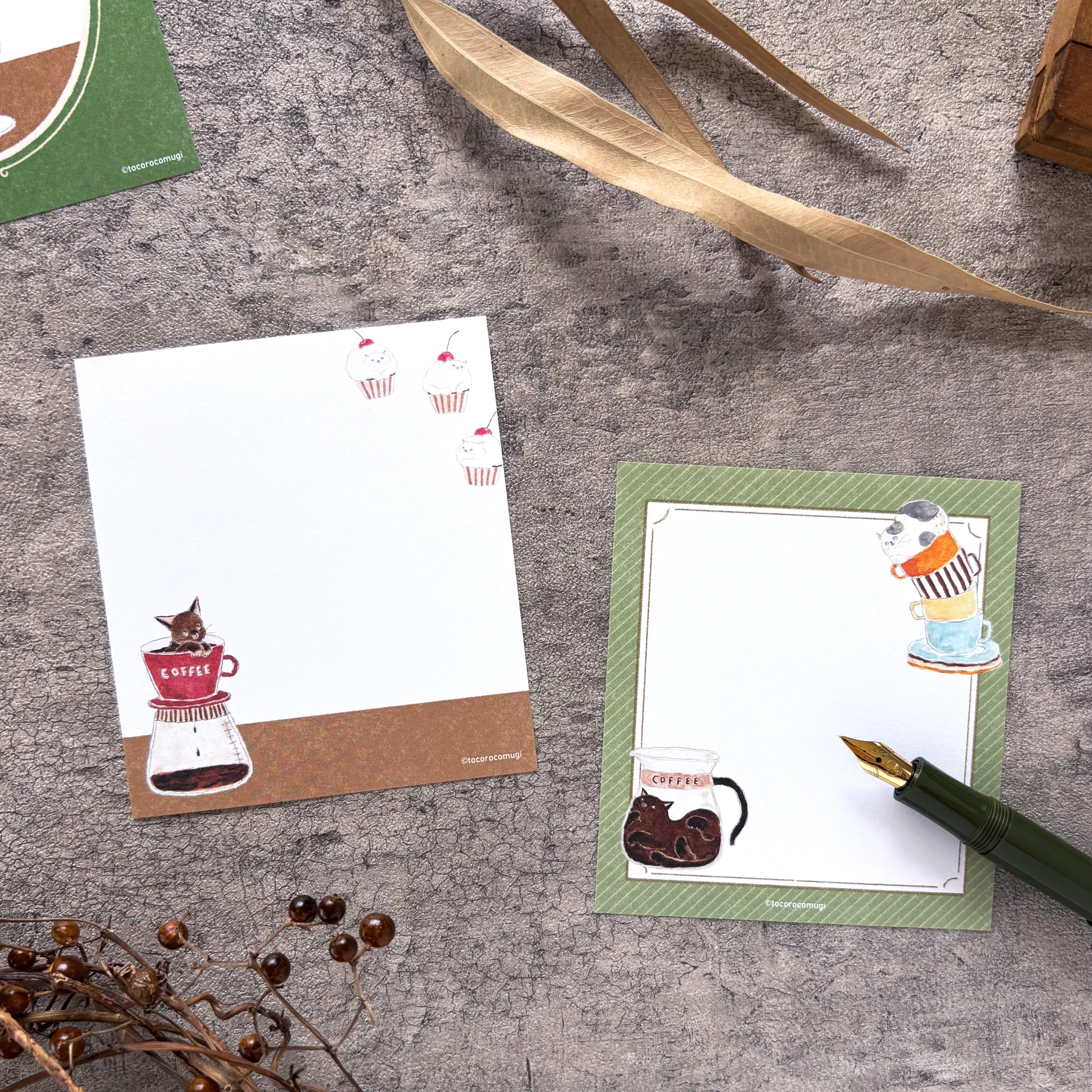 [Limited Edition] Tocorocomugi / Memo Pad - Cafe
