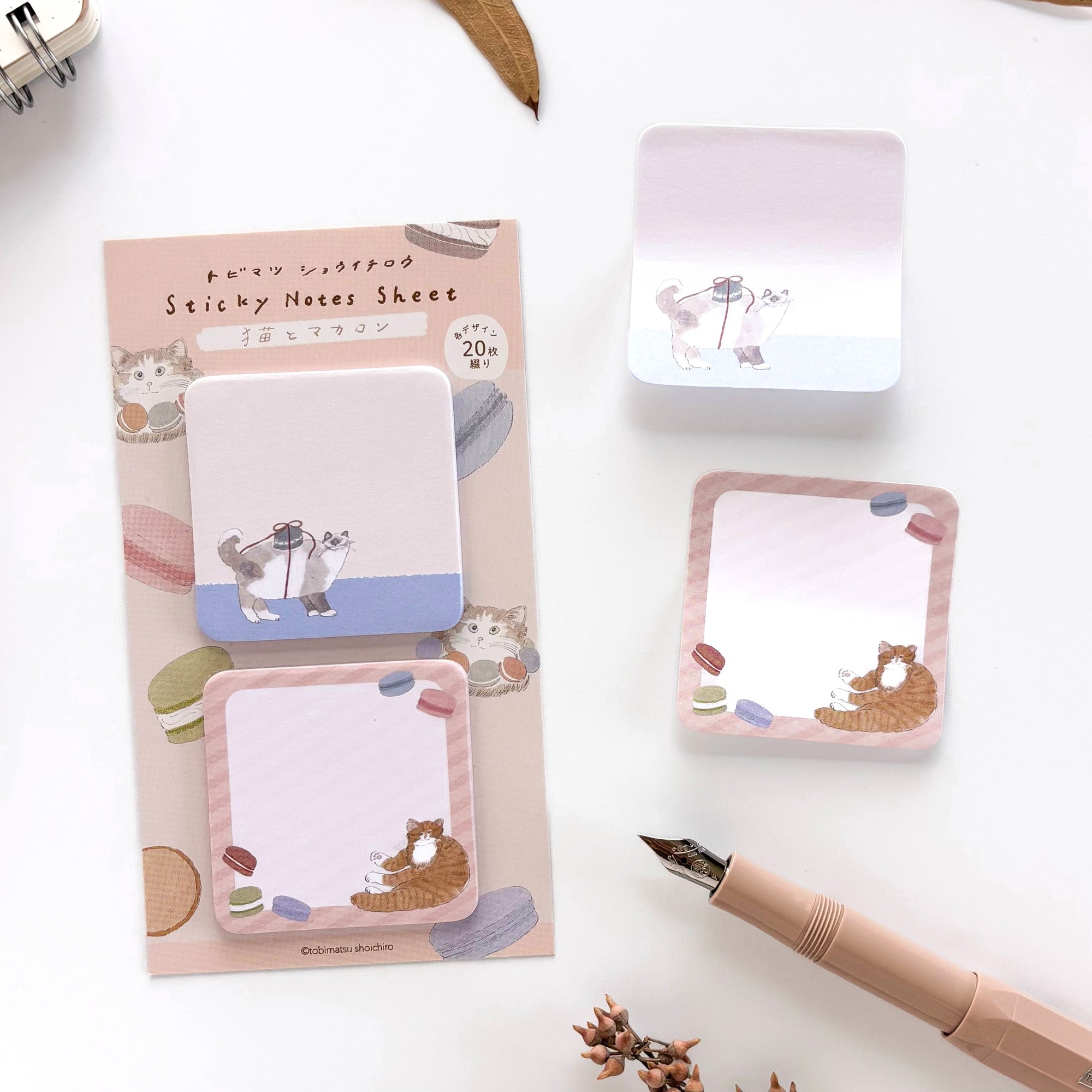 [Limited Edition] Shoichiro Tobimatsu / Sticky Notes - Macaron