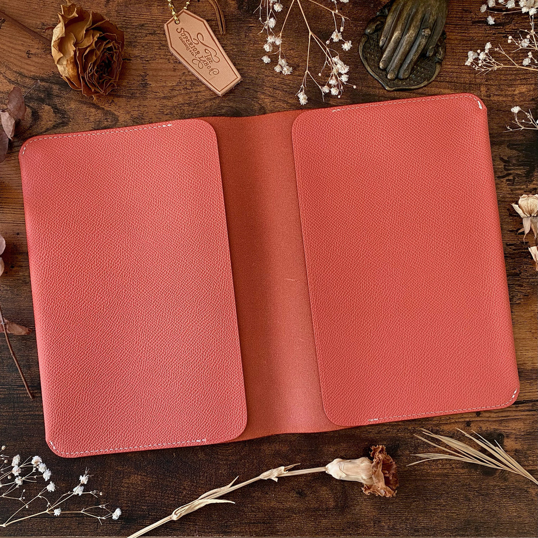 Limited Edition The Superior Labor Calf Leather Notebook Cover (A5) - Pink