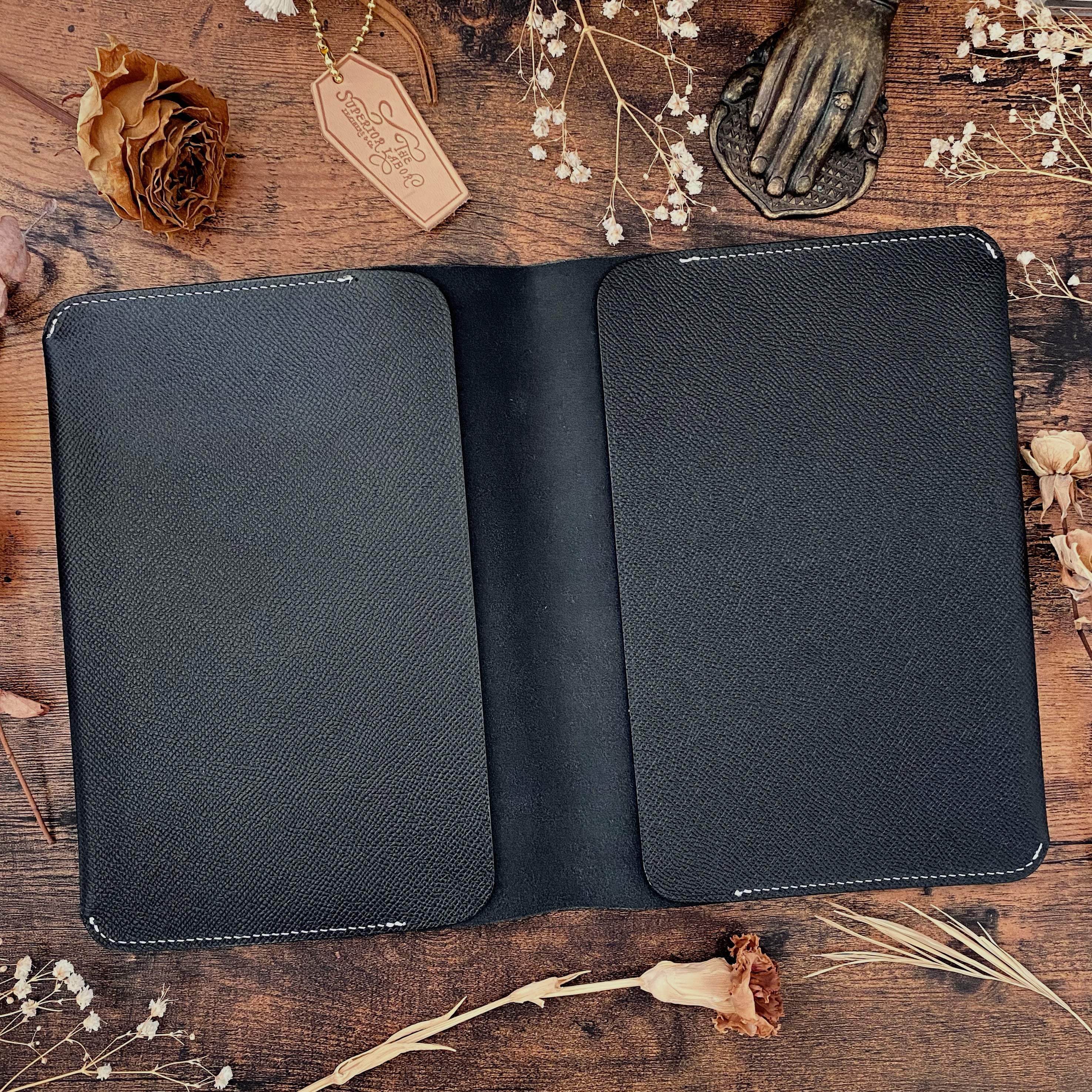 Limited Edition / The Superior Labor / Calf Leather Notebook Cover (A5) - Black