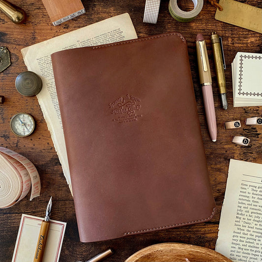 The Superior Labor / Leather Notebook Cover - Brown (A5)