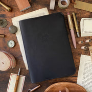 The Superior Labor / Leather Notebook Cover - Black (A5)