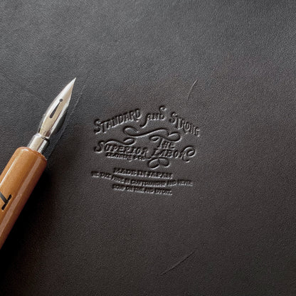 The Superior Labor / Leather Notebook Cover - Black (A5)