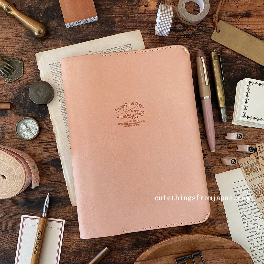 TSL Leather Notebook Cover - Natural (A5)