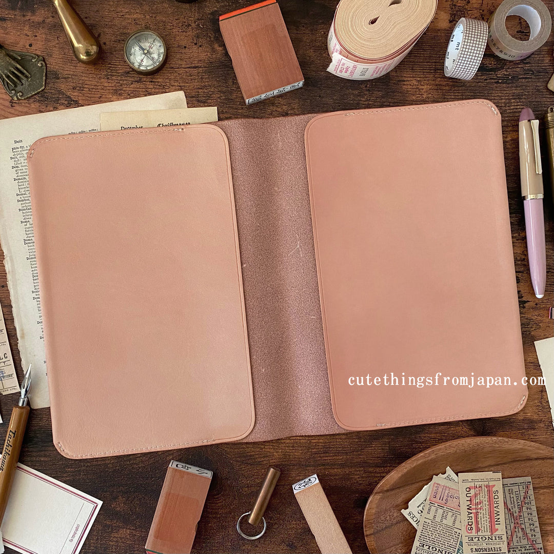 TSL Leather Notebook Cover - Natural (A5)