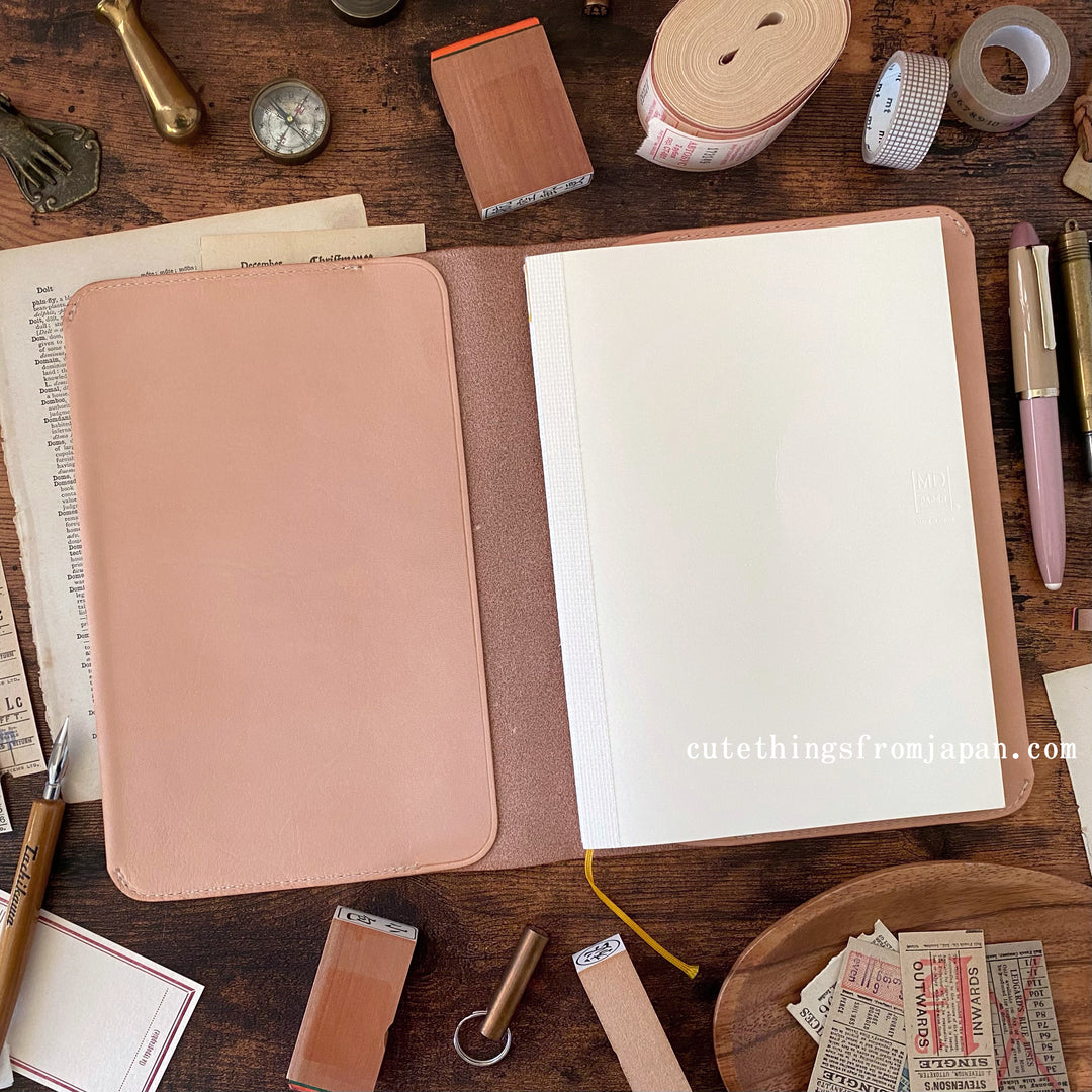 TSL Leather Notebook Cover - Natural (A5)