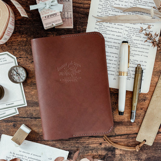 The Superior Labor / Leather Notebook Cover - Brown (A6)