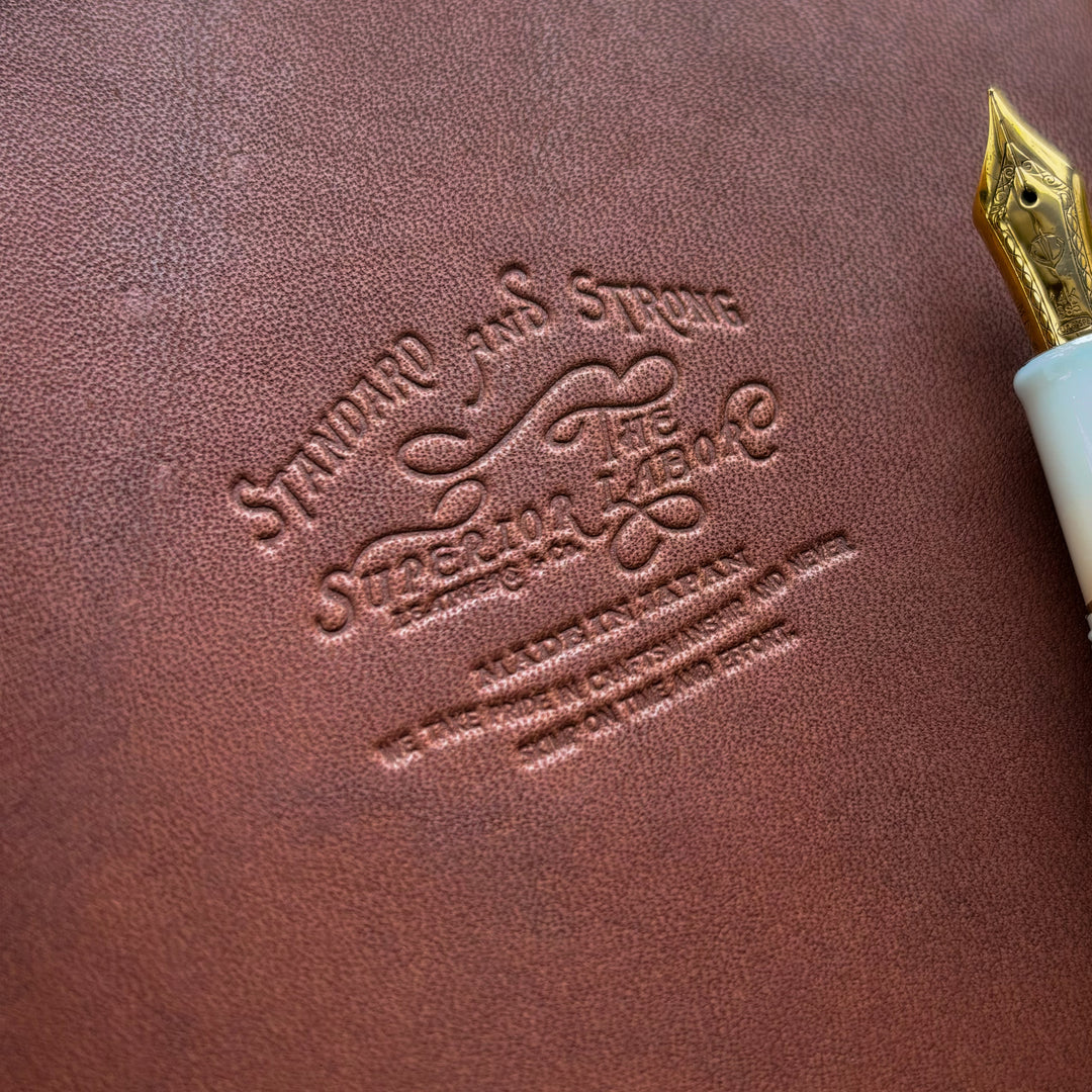 TSL Leather Notebook Cover - Brown (A6)