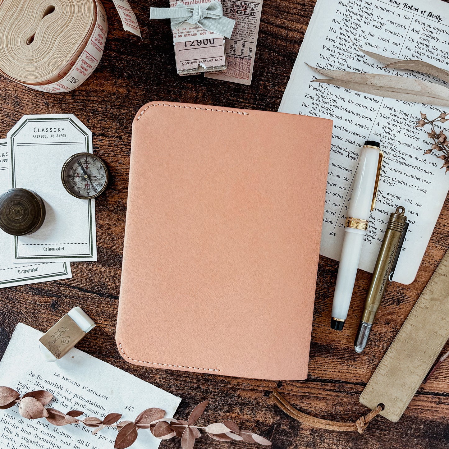 The Superior Labor Leather Notebook Cover - Natural (A6)