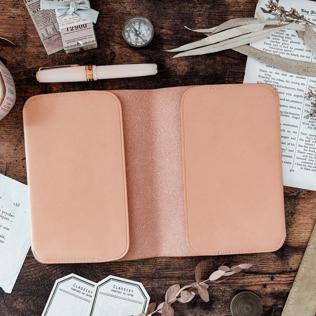 TSL Leather Notebook Cover - Natural (A6)