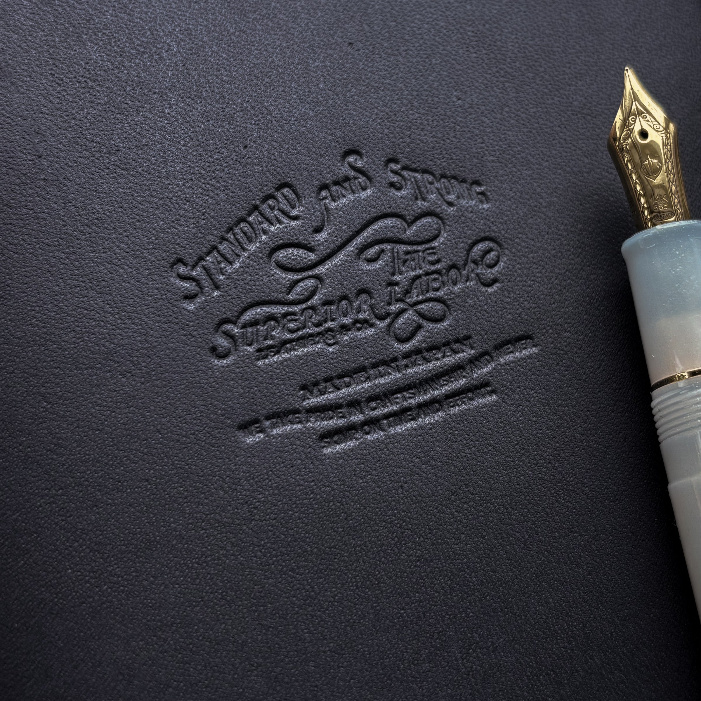 The Superior Labor / Leather Notebook Cover - Black (A6)