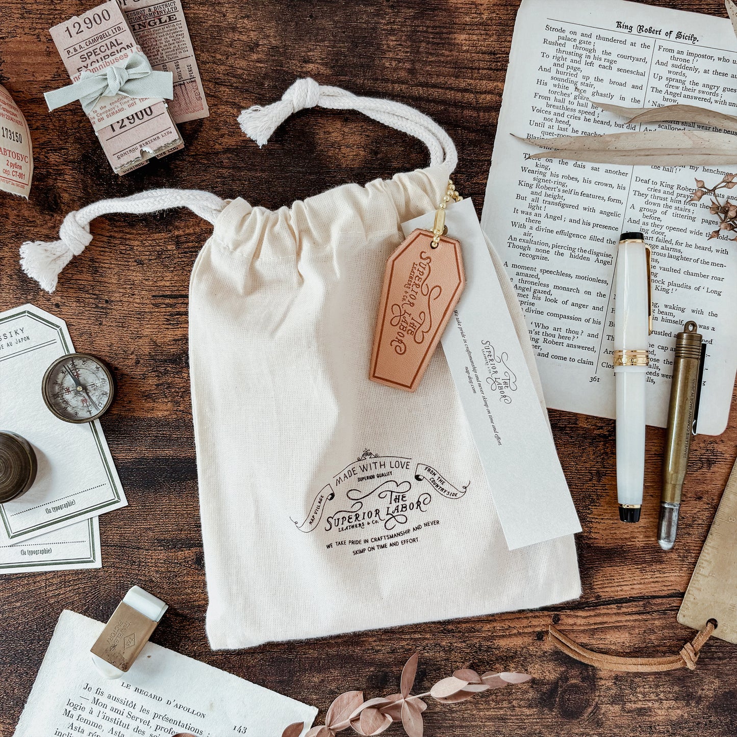 The Superior Labor Leather Notebook Cover - Natural (A6)