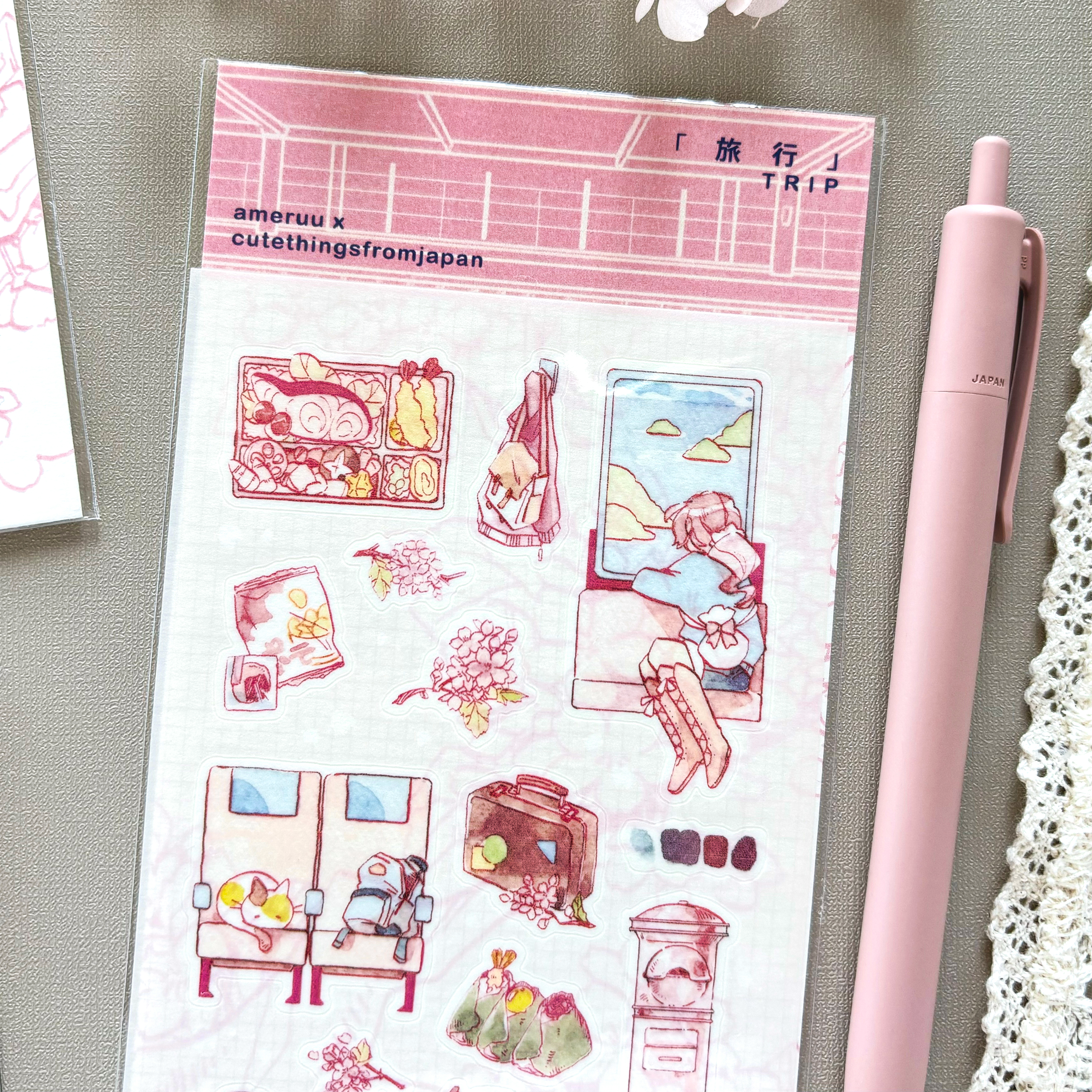 Ame x CTFJ / Stickers - Train Journey in Japan