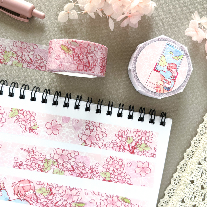 Ame x CTFJ Washi Tape - Cherry Blossom Wind