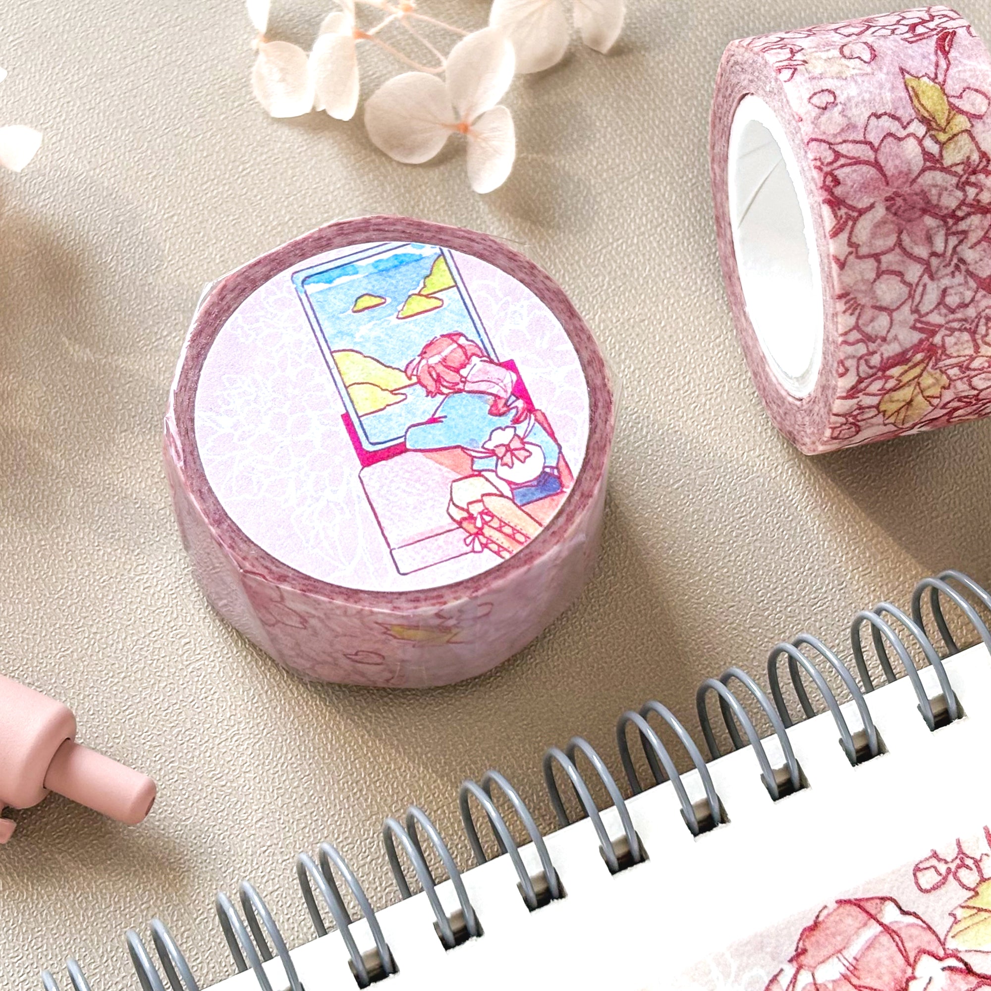 Ame x CTFJ / Washi Tape - Cherry Blossom Wind