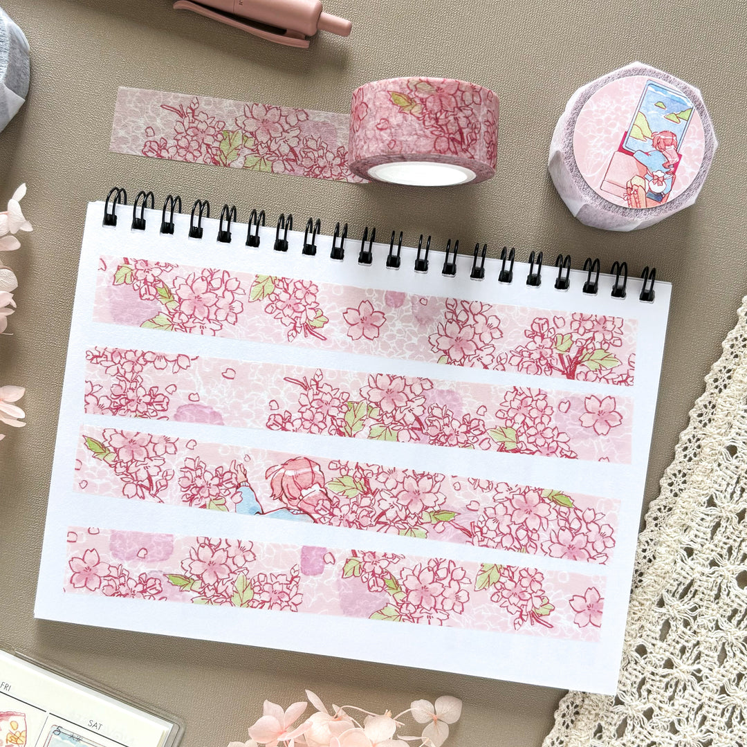 Ame x CTFJ Washi Tape - Cherry Blossom Wind