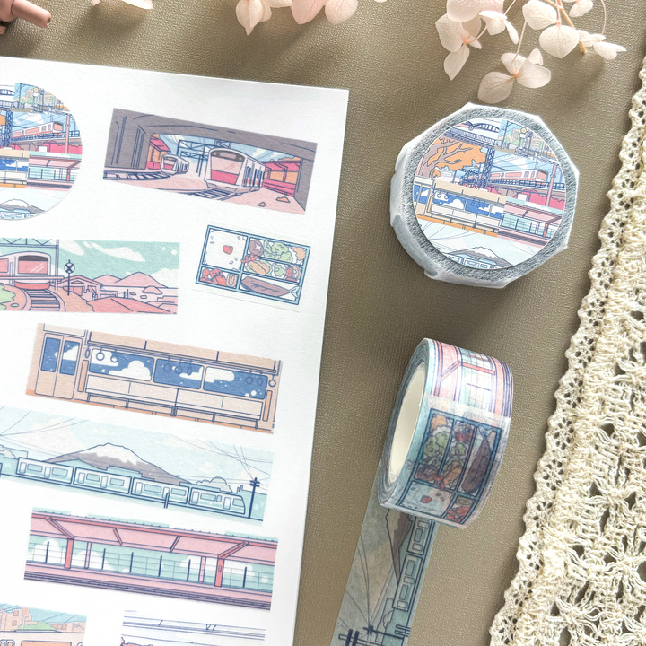 Ame x CTFJ Washi Tape - Train Journey in Japan