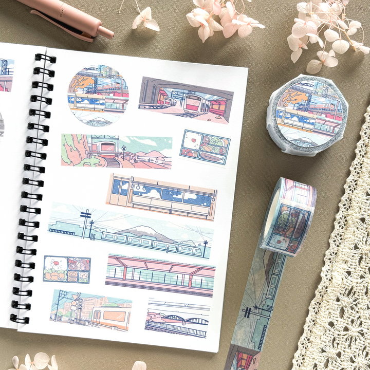 Ame x CTFJ Washi Tape - Train Journey in Japan