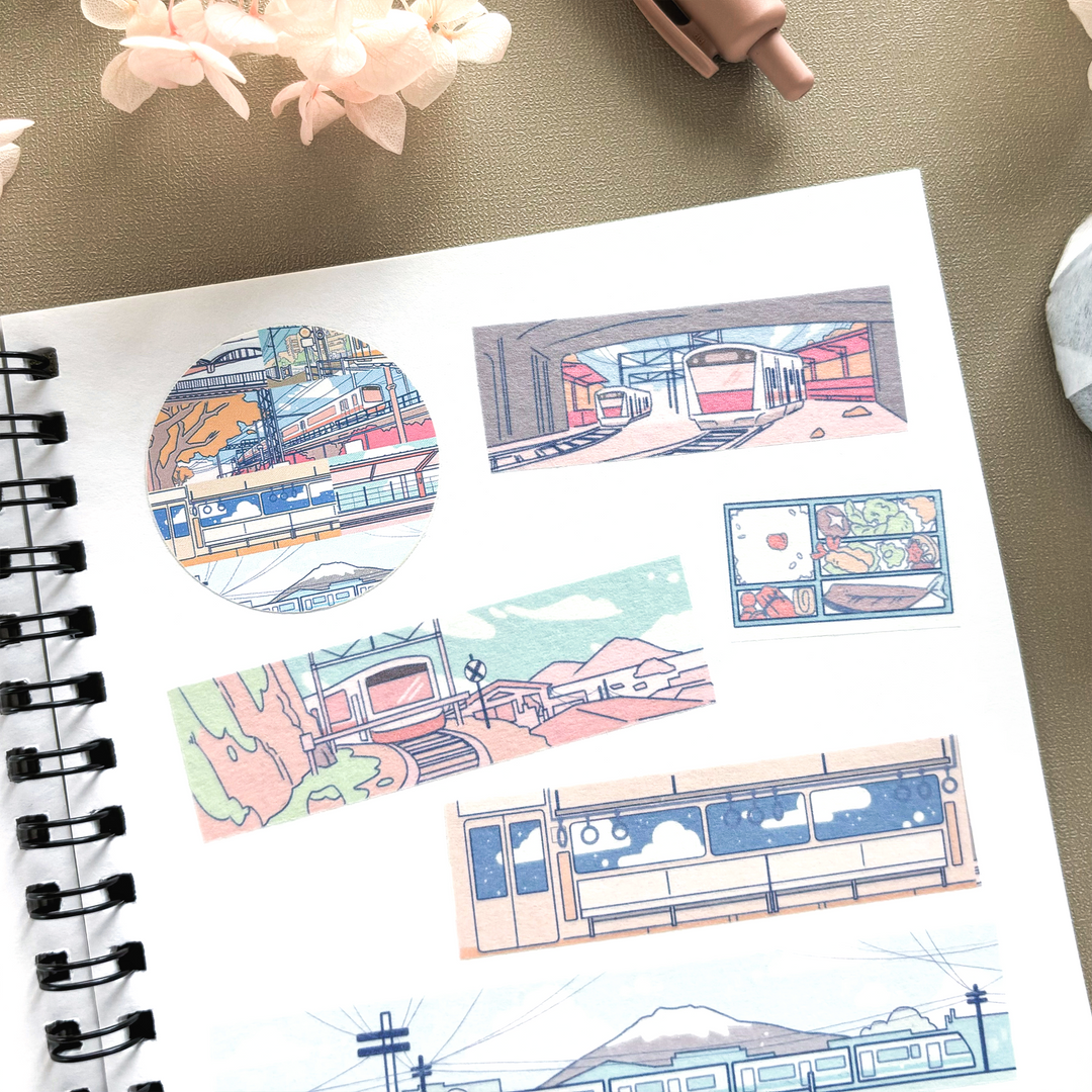 Ame x CTFJ Washi Tape - Train Journey in Japan