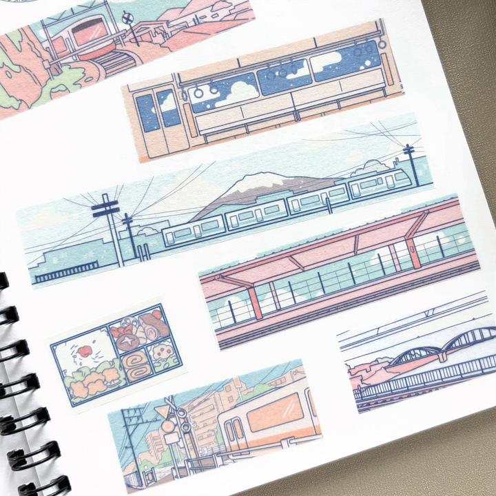 Ame x CTFJ Washi Tape - Train Journey in Japan