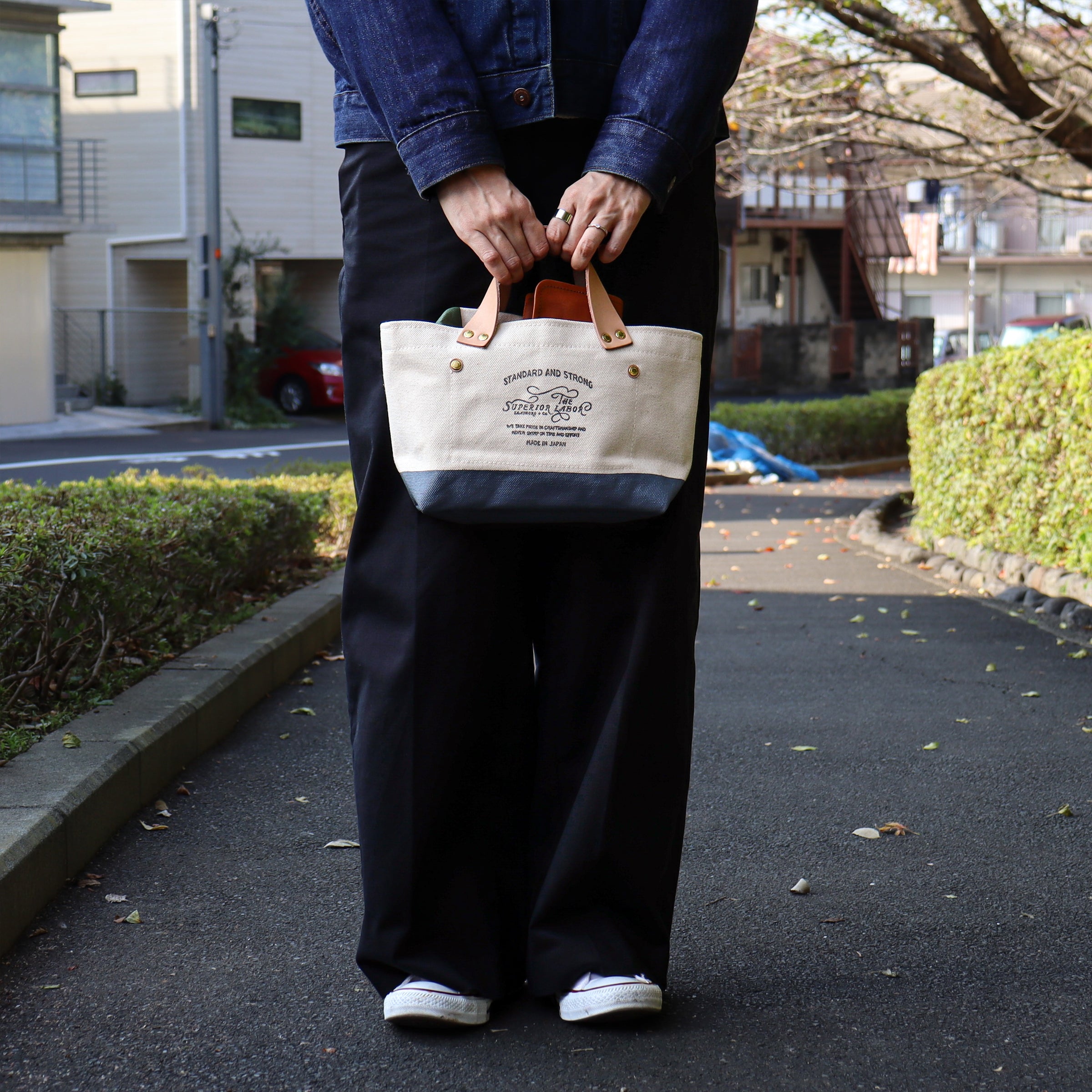 Last Stock The Superior Labor / Engineer Bag Petite - Blue Gray
