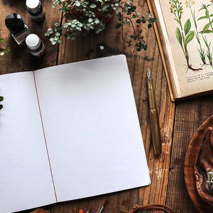 Torinoko Washi Paper Notebook - Plain A5