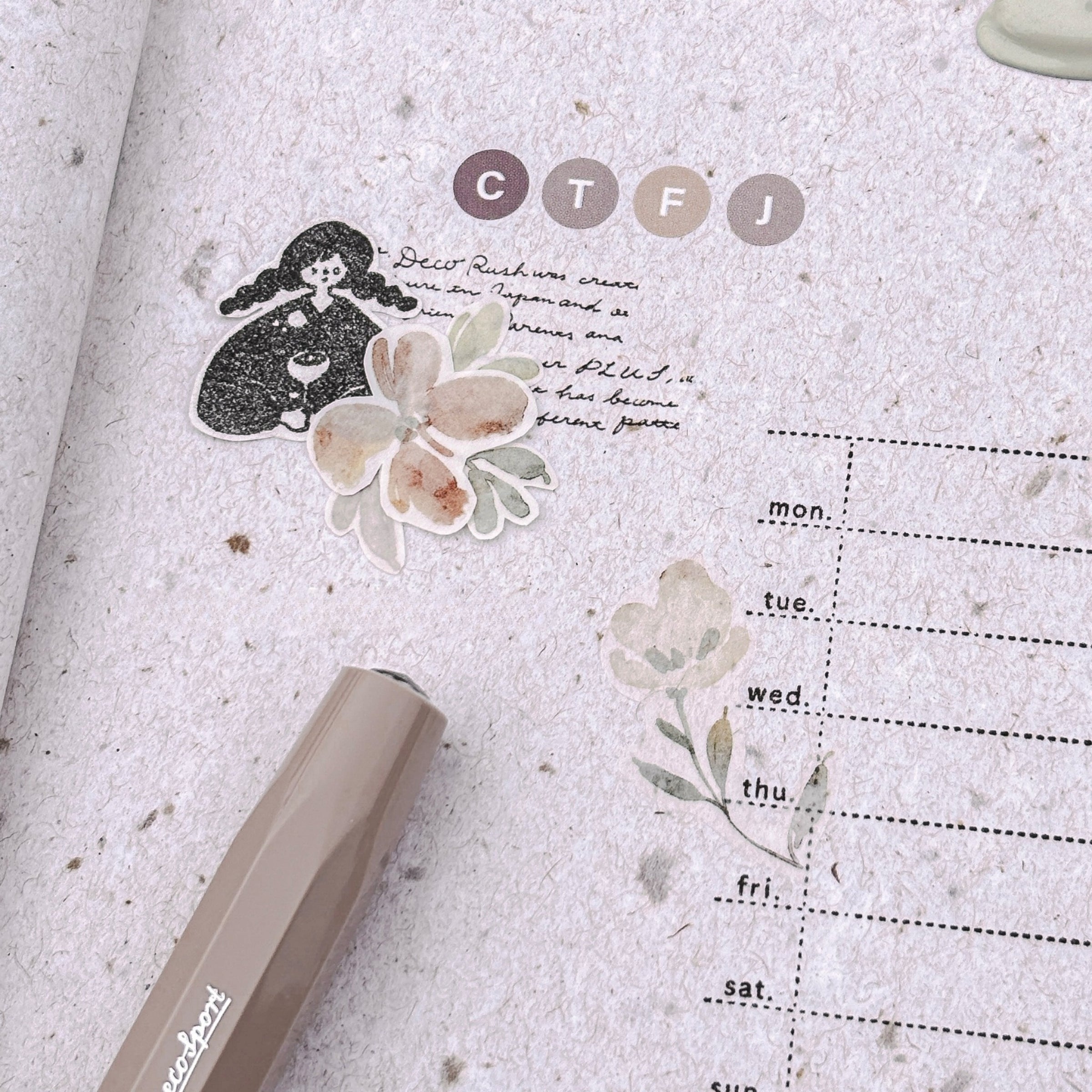 Sutenai 100% Recycled Washi Paper Notebook - Plain A5