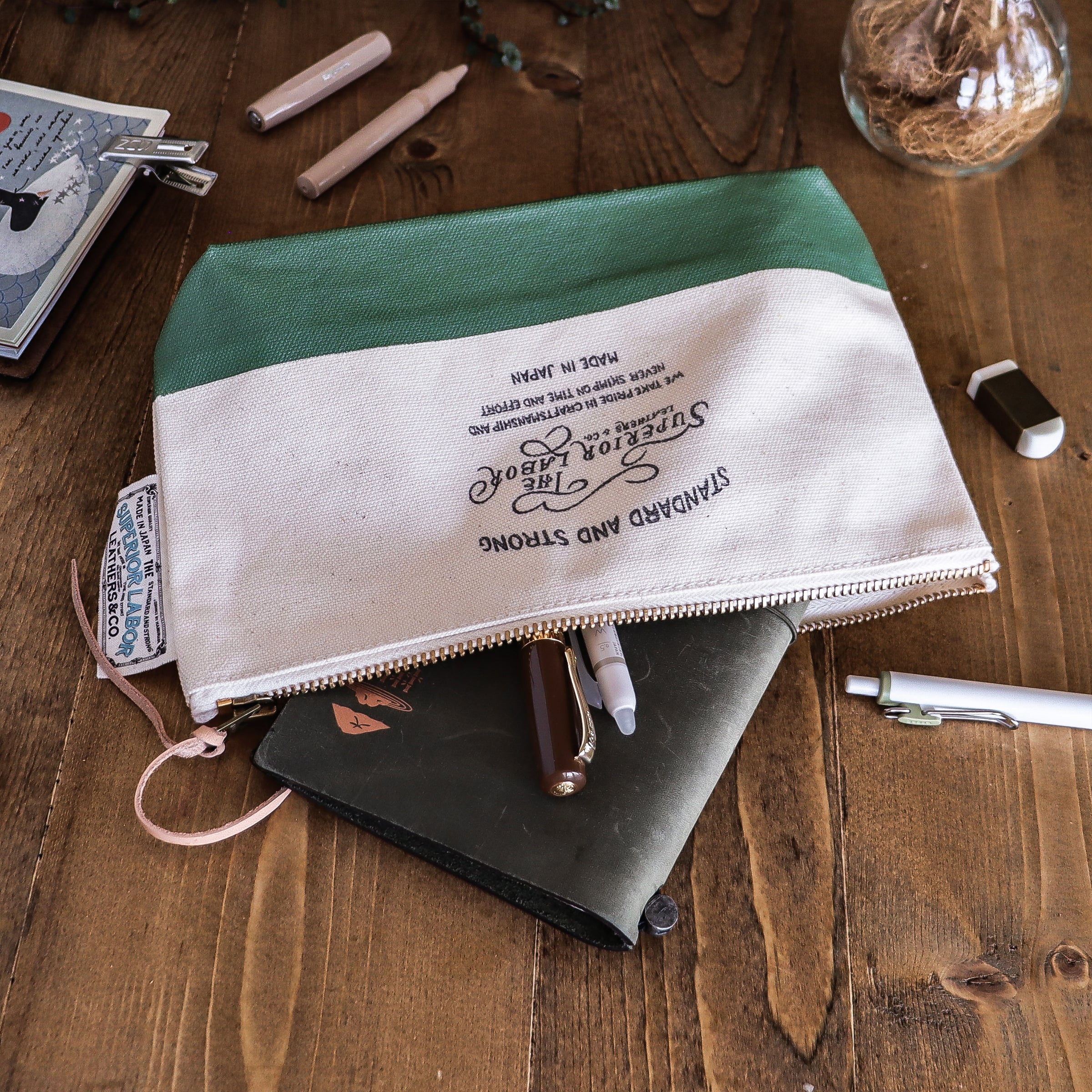 The Superior Labor / Engineer Pouch - Moss Green (Size #3)