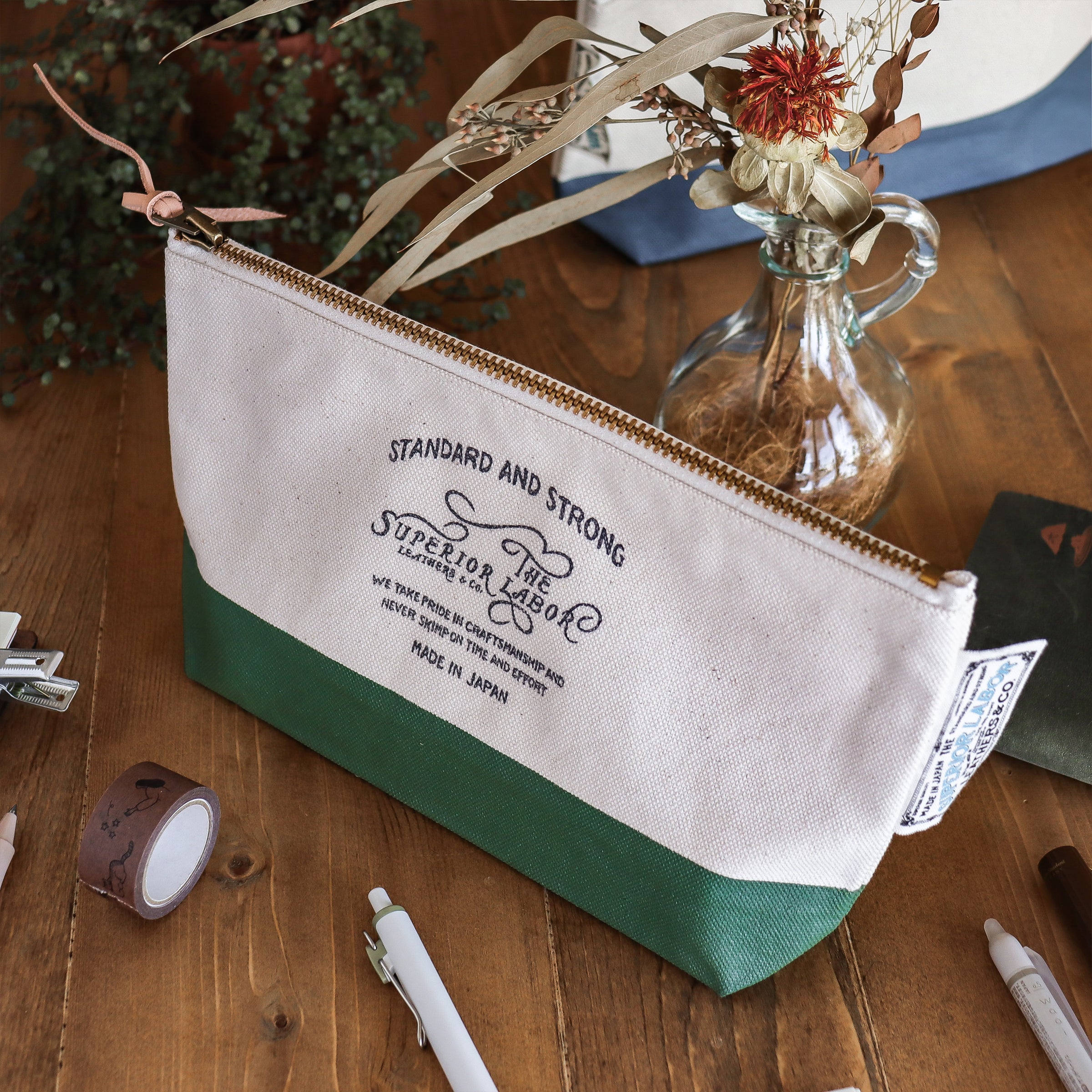 The Superior Labor / Engineer Pouch - Moss Green (Size #3)