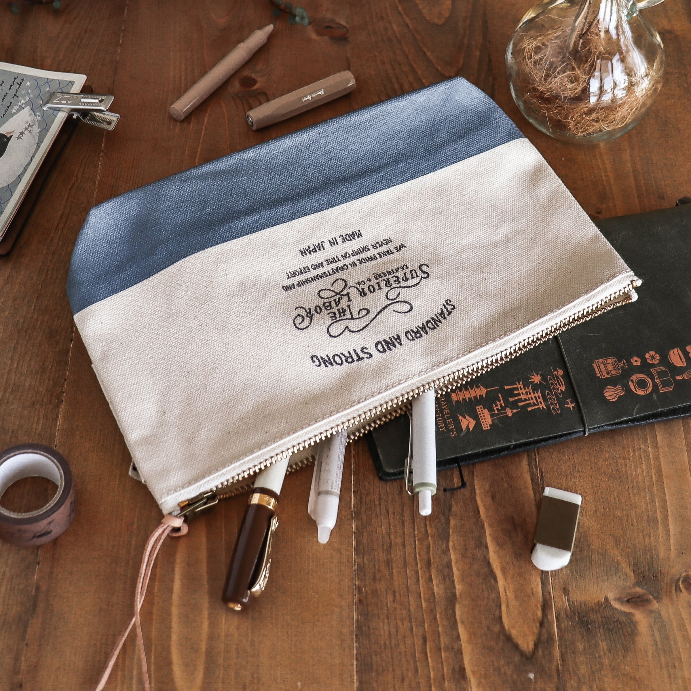 The Superior Labor / Engineer Pouch - Smocky Blue (size #3)