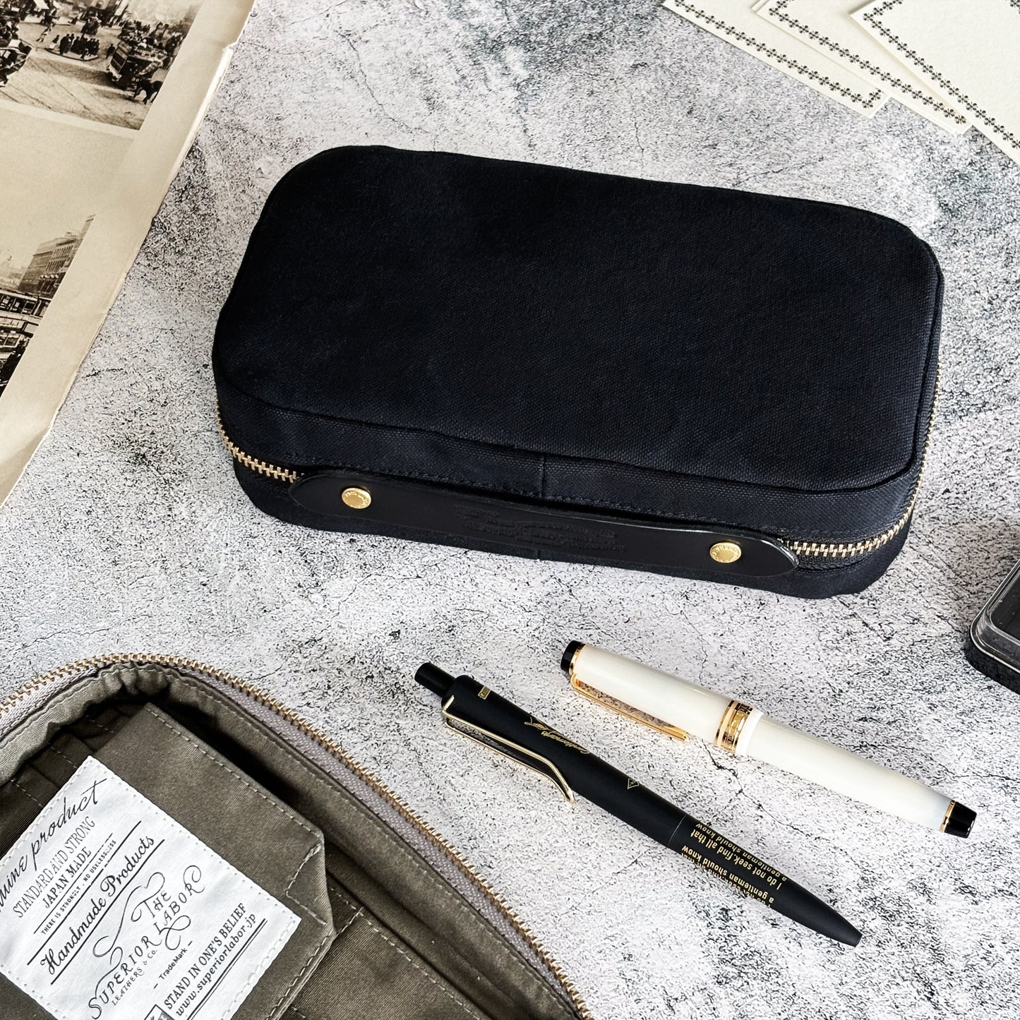 The Superior Labor Canvas Mission Case - Medium Black