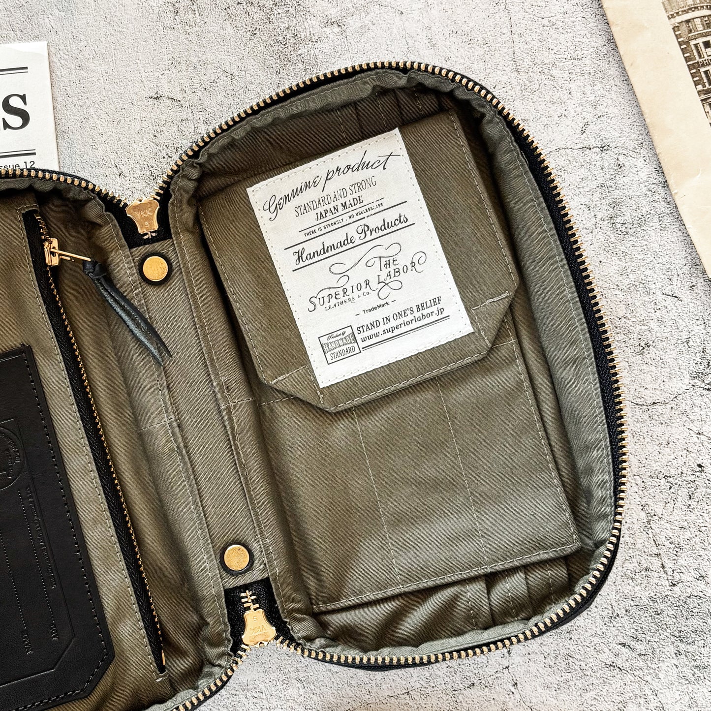 The Superior Labor Canvas Mission Case - Medium Black