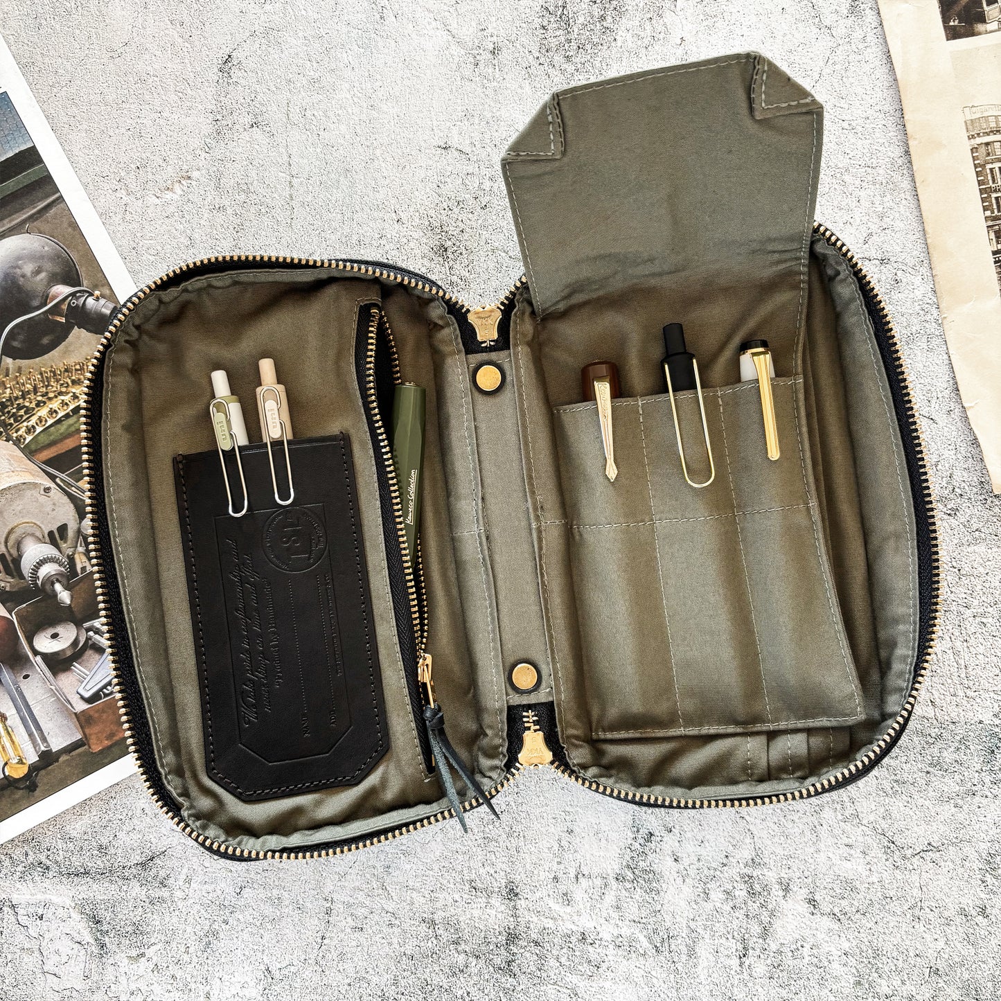 The Superior Labor Canvas Mission Case - Medium Black