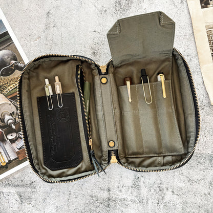 The Superior Labor Canvas Mission Case - Medium Black