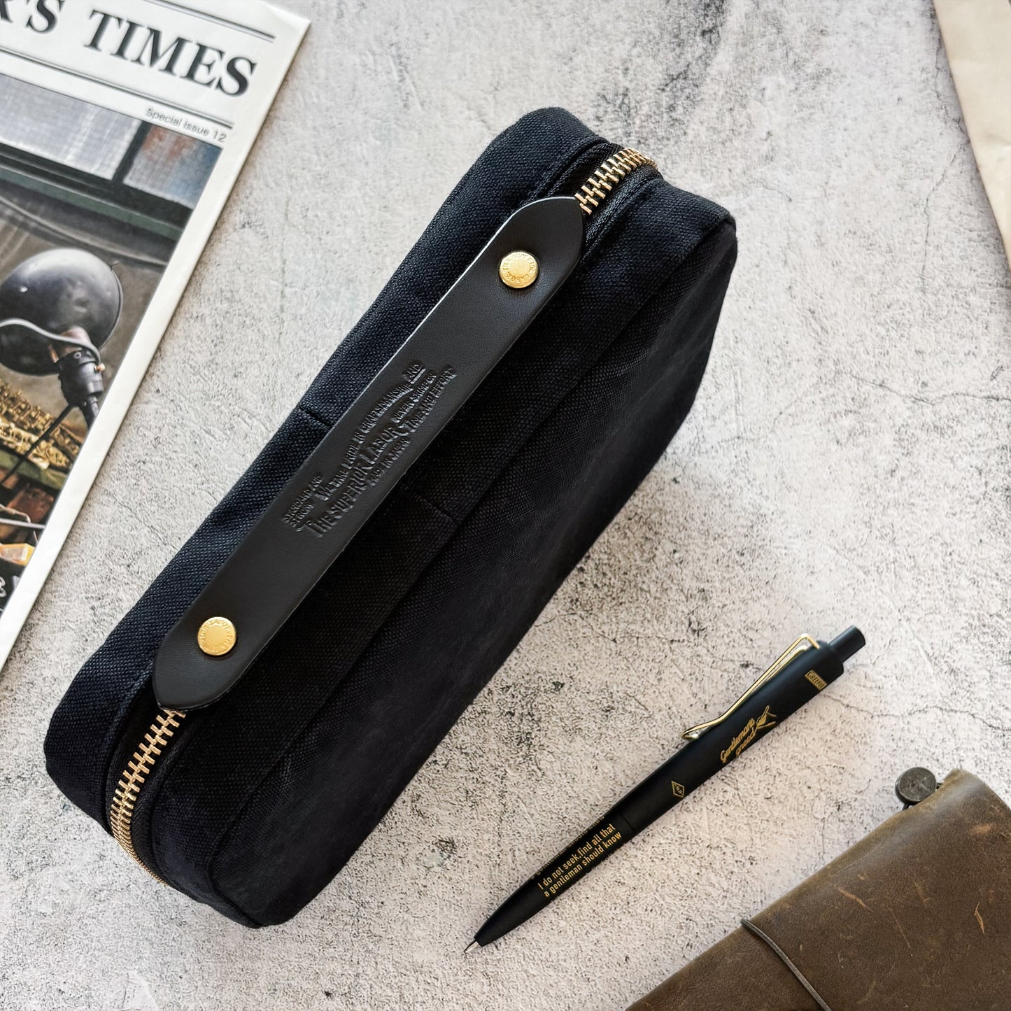 The Superior Labor Canvas Mission Case - Medium Black