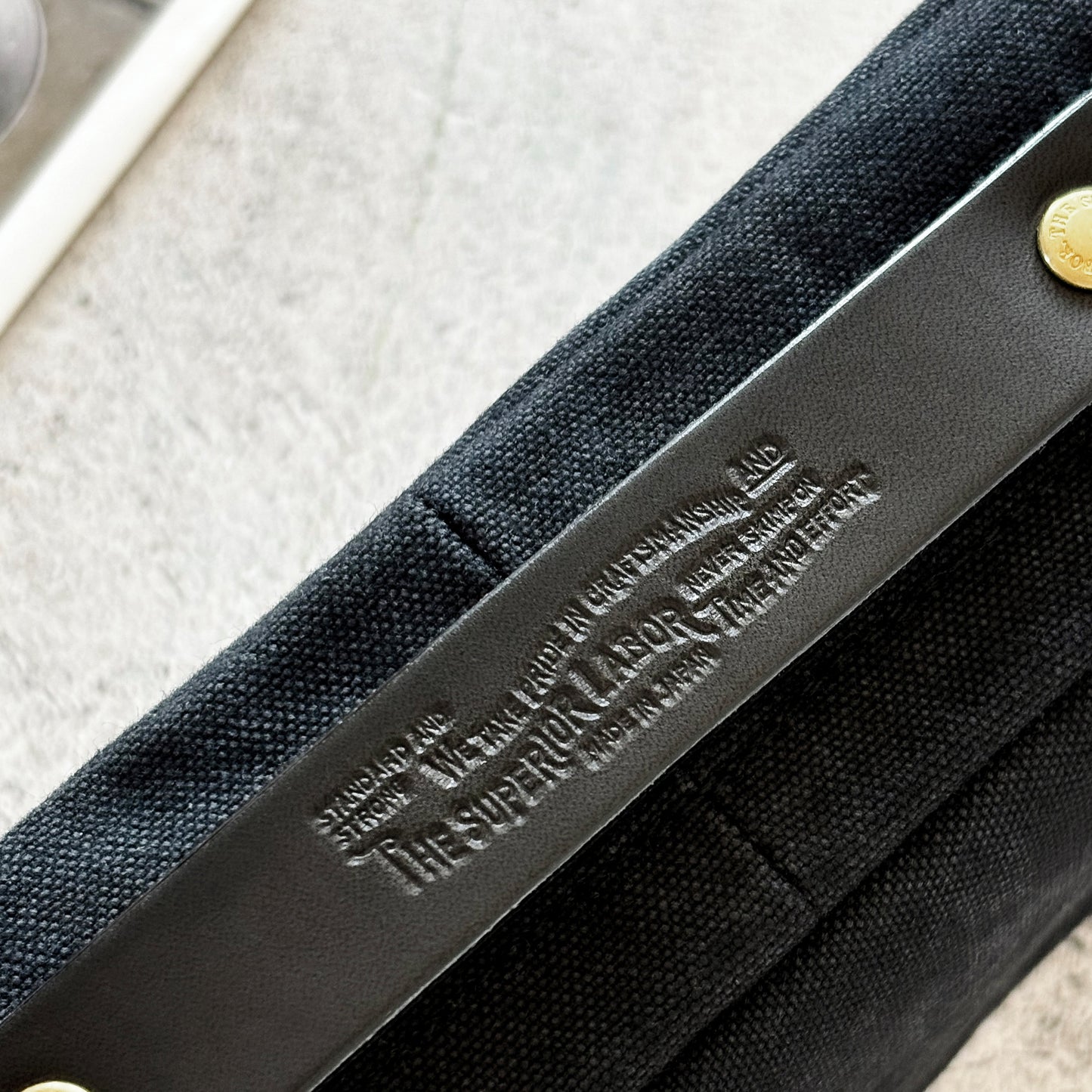 The Superior Labor Canvas Mission Case - Medium Black