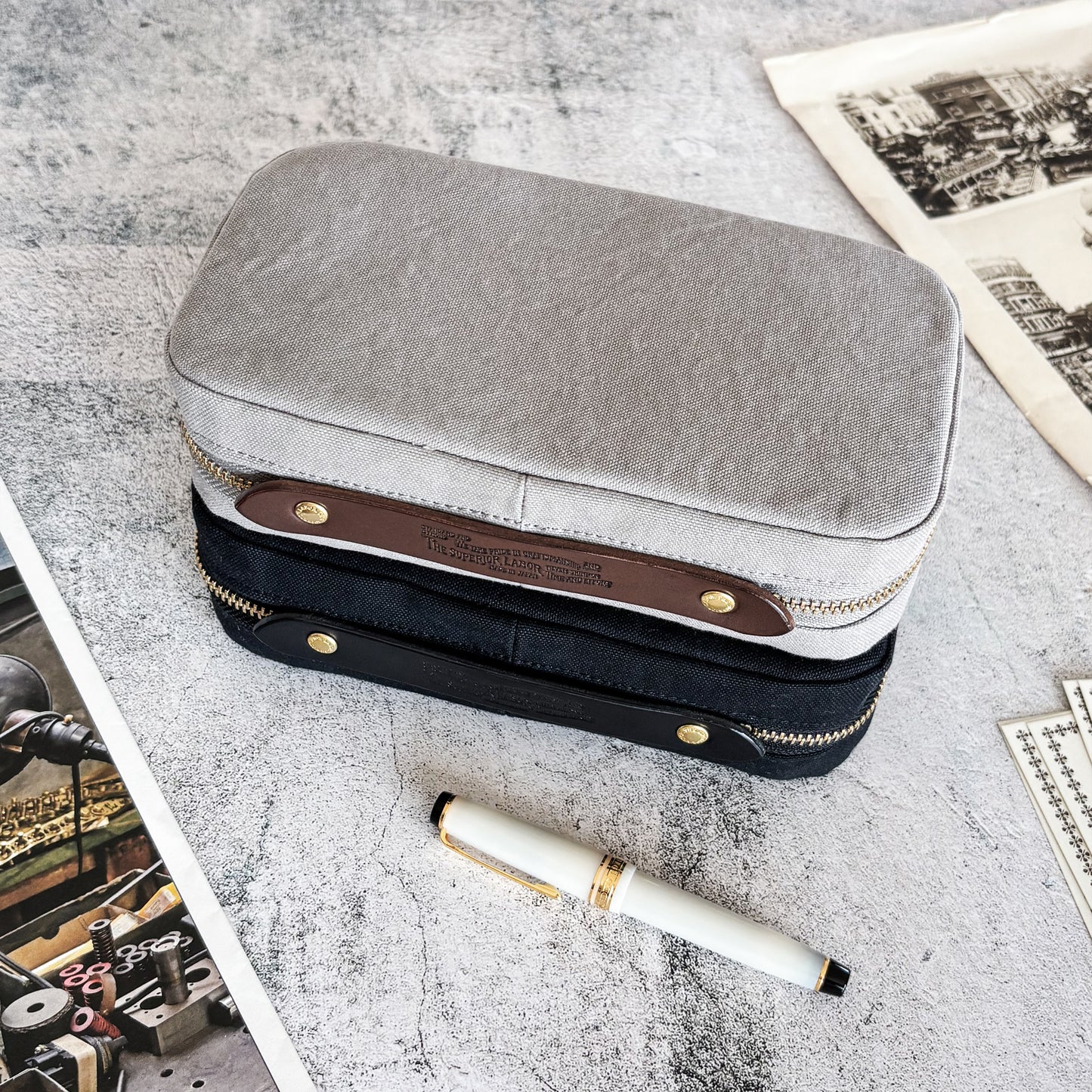 The Superior Labor Canvas Mission Case - Medium Black