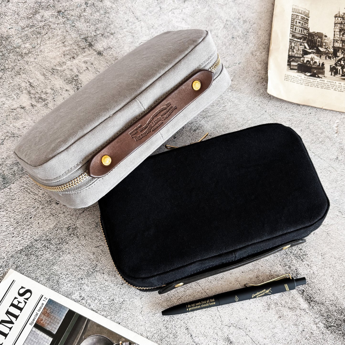 The Superior Labor Canvas Mission Case - Medium Black