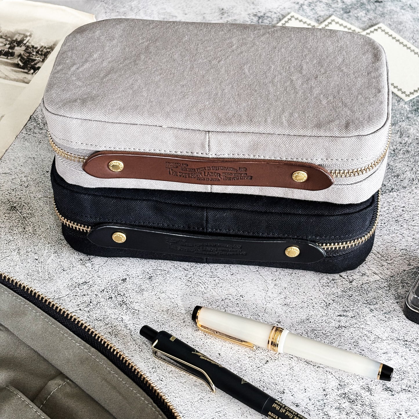 The Superior Labor Canvas Mission Case - Medium Black