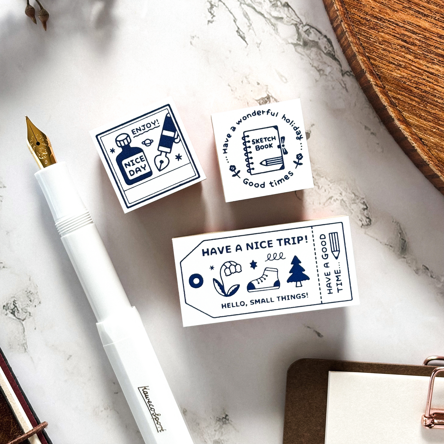 CTFJ x eric Rubber Stamp - Have a nice trip!