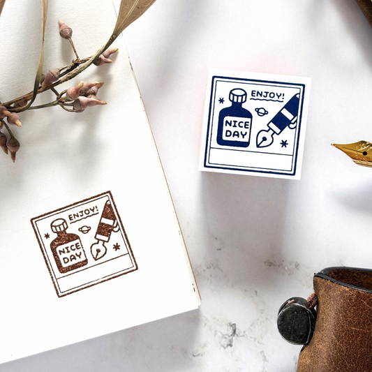CTFJ x eric Rubber Stamp - Enjoy!