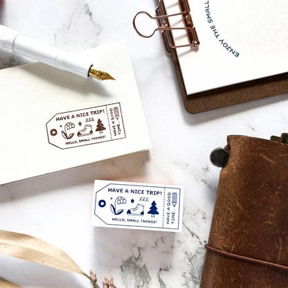 CTFJ x eric Rubber Stamp - Have a nice trip!