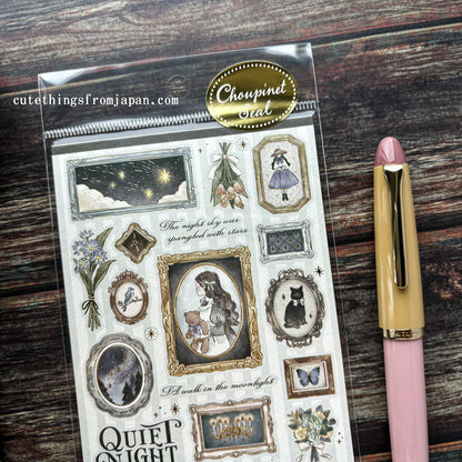 Last Stock Quiet Night Stickers