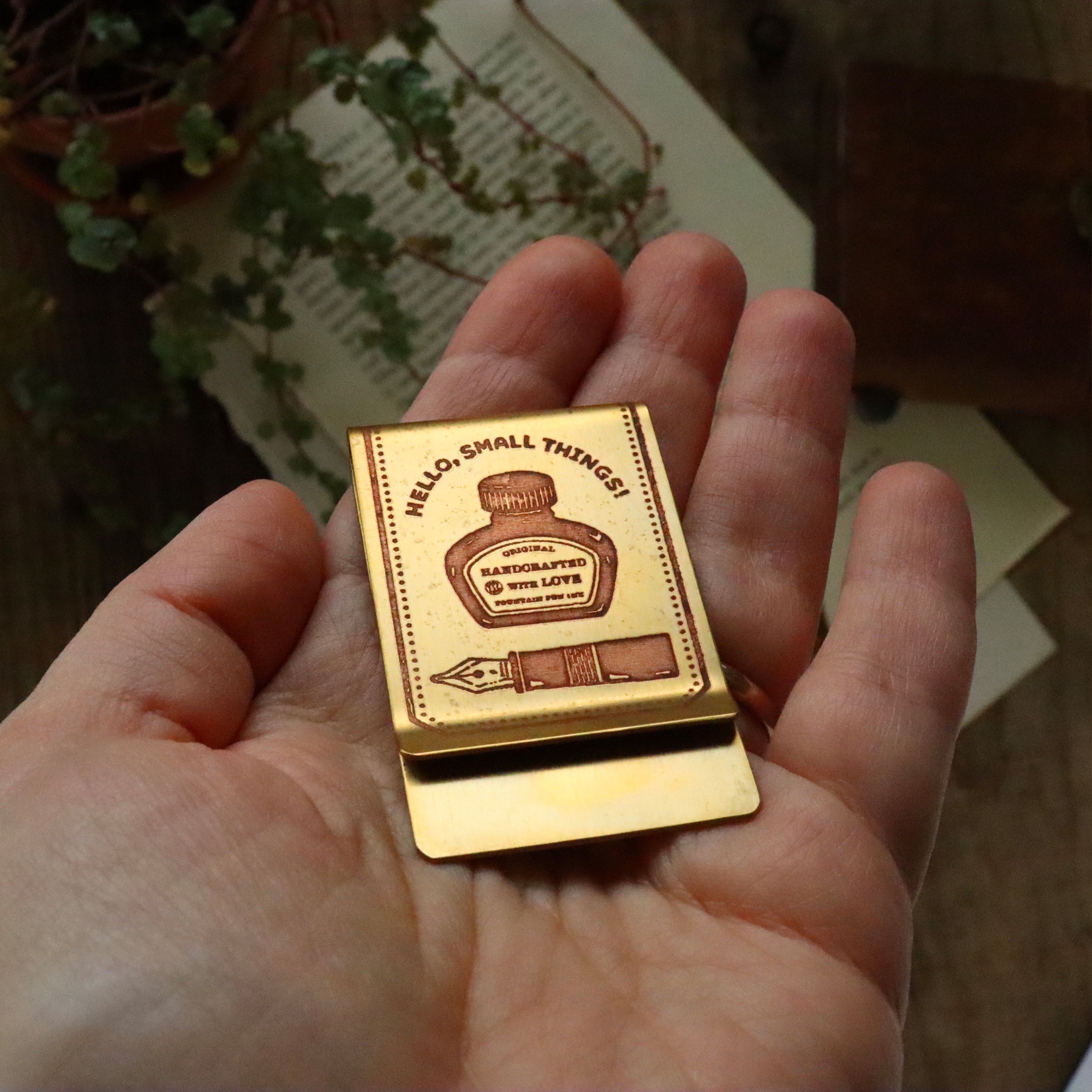 Limited Edition TSL x eric x CTFJ / Brass Clip - Hello, Small Things!