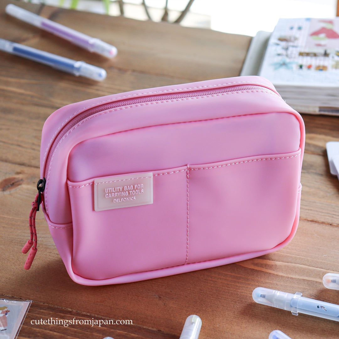 Delfonics Utility Pouch - POP (Pink / 2 Sizes)