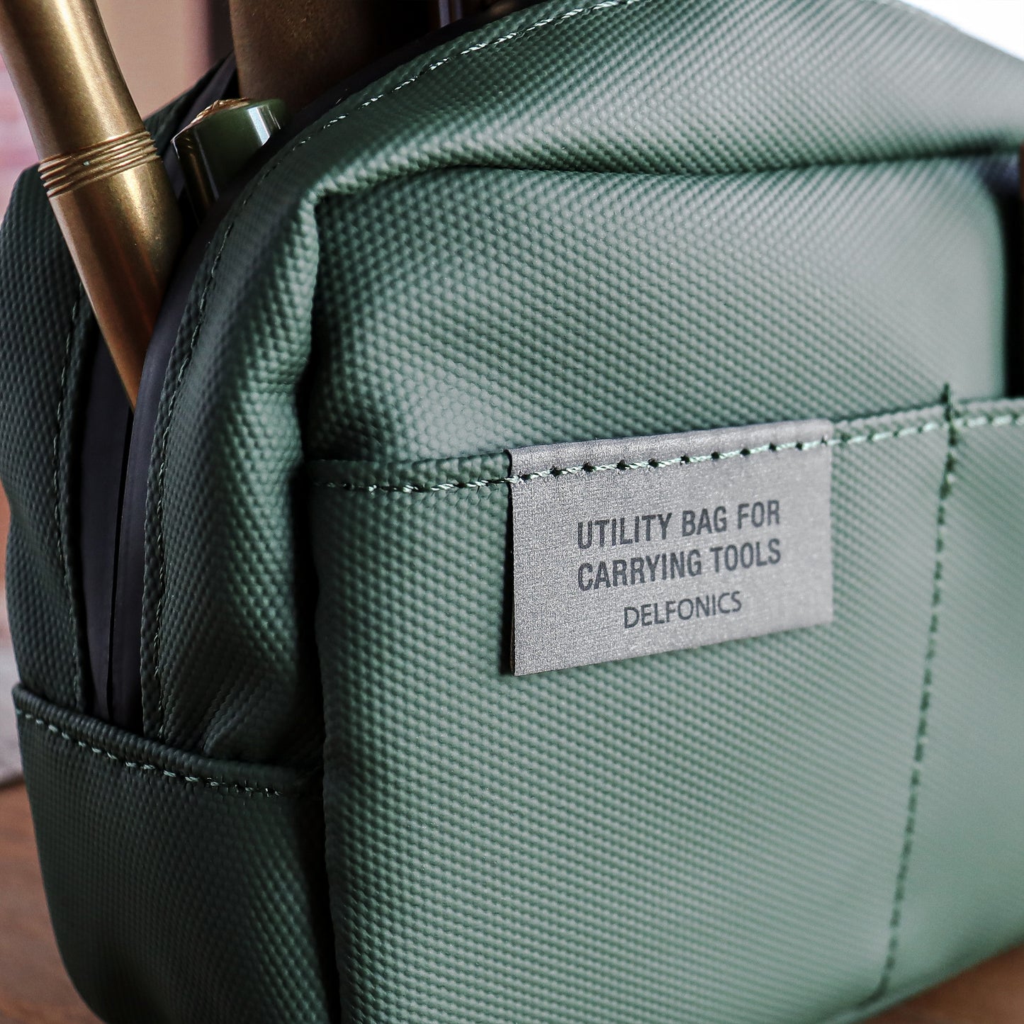 Delfonics Utility Pouch - Water Repellent (Deep Green / Size XS)