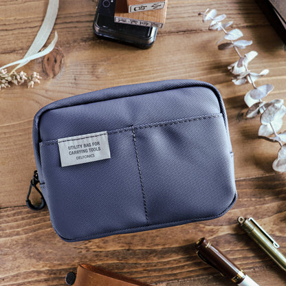 Delfonics Utility Pouch - Water Repellent (Deep Blue / Size XS)